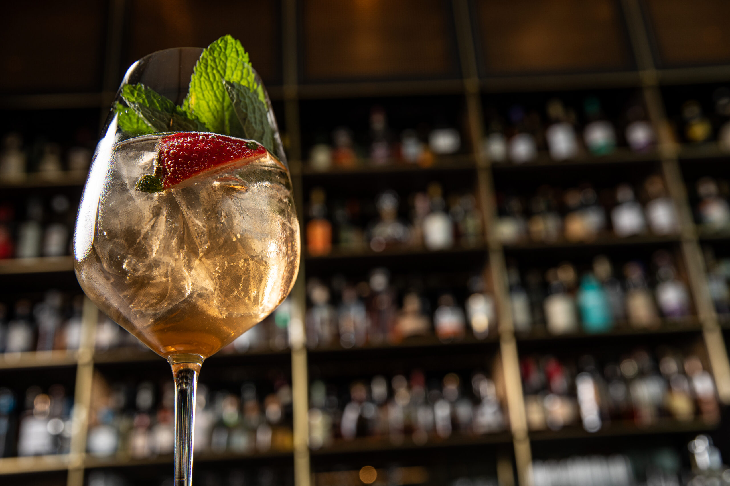 Dolce Spritz. A Zero-Proof Italian cocktail at Capolinea, an Italian Restaurant in downtown Atlanta