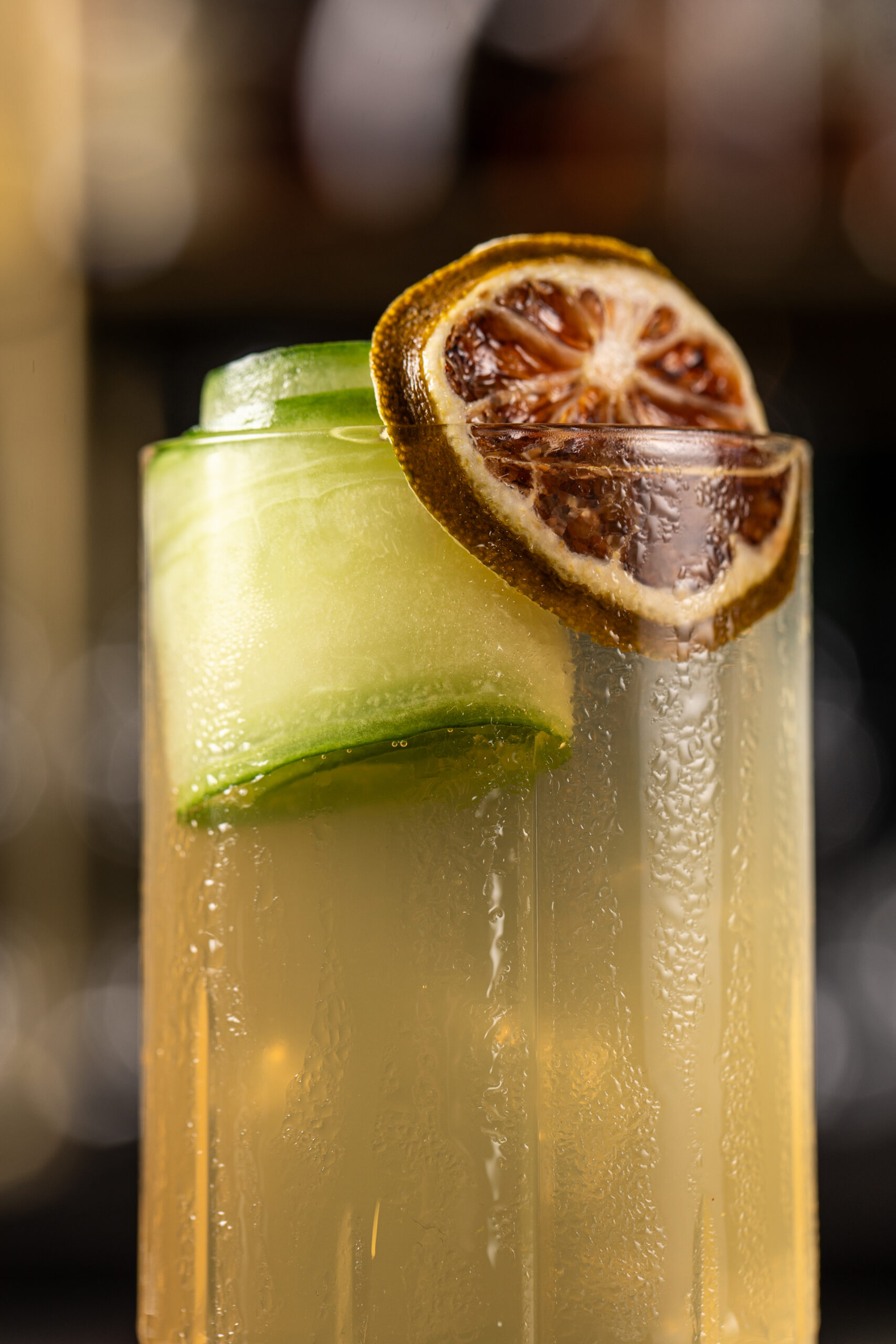 Sun and Spice. A Cocktail at Capolinea, an Italian Restaurant in Downtown Atlanta