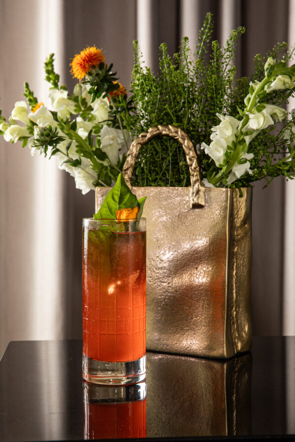 Suspended Summer. A Cocktail at Capolinea, an Italian Restaurant in Downtown Atlanta