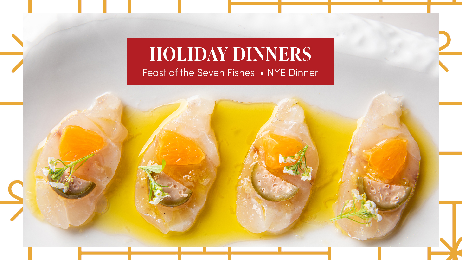 Capolinea's Holiday Dinners.