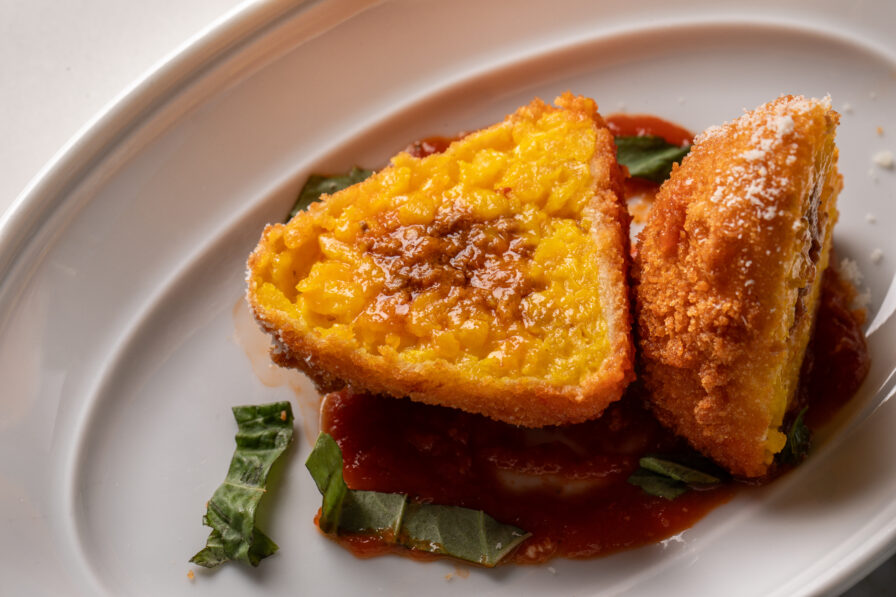 Aracini, a bar menu item at Capolinea